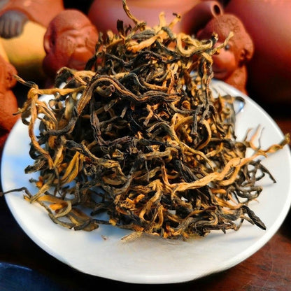 12 types Dian Hong black tea,Yunnan Golden Needle Golden Snail Dian Hong Jin Luo
