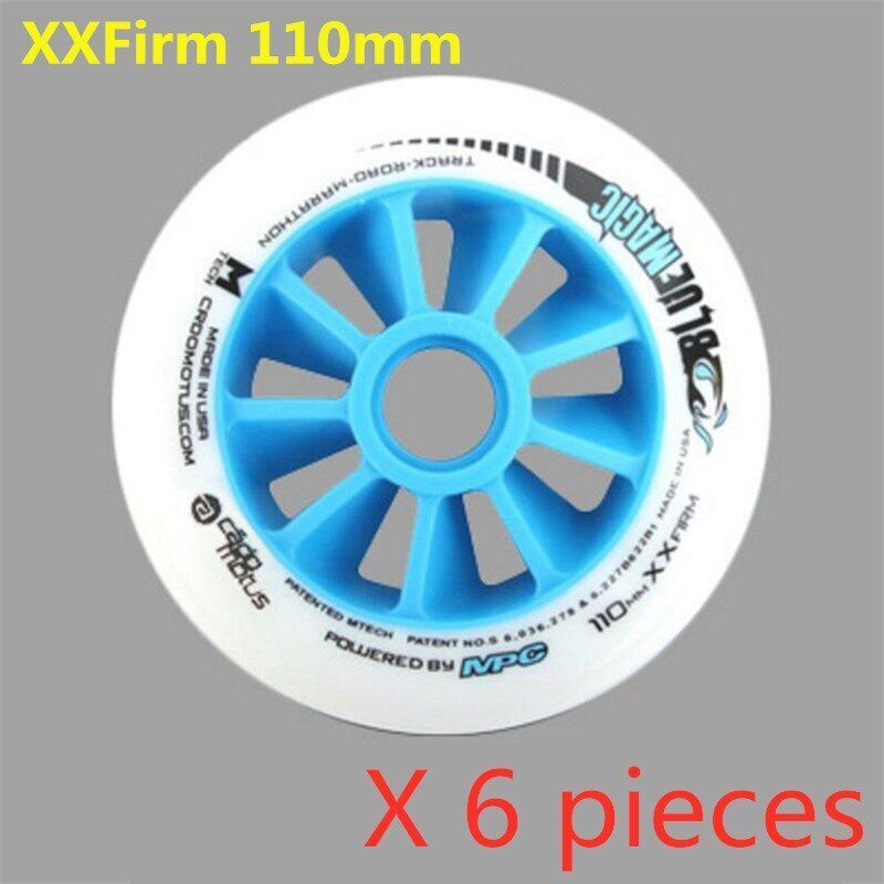 110/100/90mm Inline Speed Skates Wheel Indoor Track Outdoor Racing Black Magic