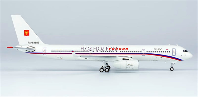 NG Models Russia State Transport Company for Tupolev TU-214 RA-64506 1:400 Model