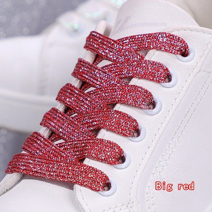 Shoelaces Colorful Sparkling Flat Athletic Sneakers Shoes Boot Strings 100-160cm