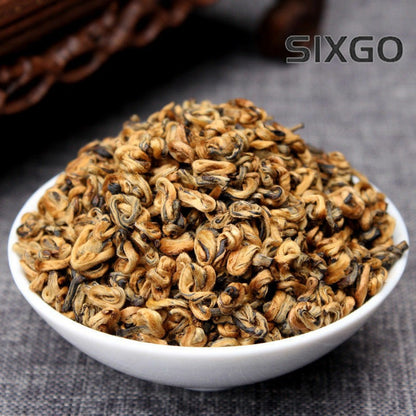 Nonpareil JingLuoYa Golden Bud Snail Dian Hong Dianhong Yunnan Black Tea