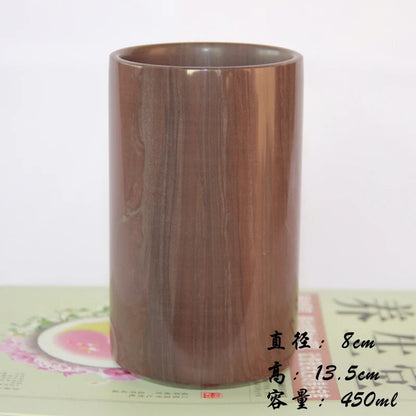 Wax Wooden Stone Cup Tea Cup Flapless Cup Handmade Stone Beaker Minerals