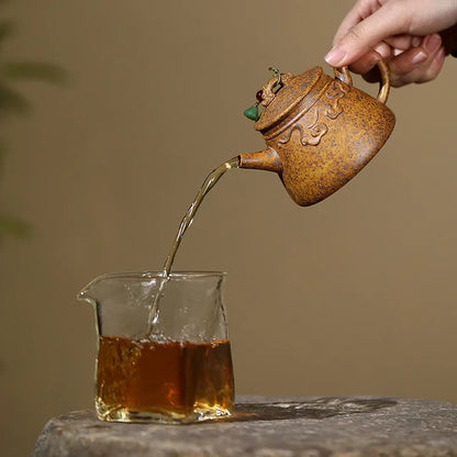 Yixing Zisha Teapot Tradition Handmade Tea Infuser Kettle Chinese Teaware 180ml