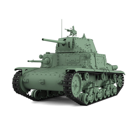 SSMODEL 72683 1/72 25mm Military Model Kit Italy Fiat-Ansaldo M14/41 Medium Tank