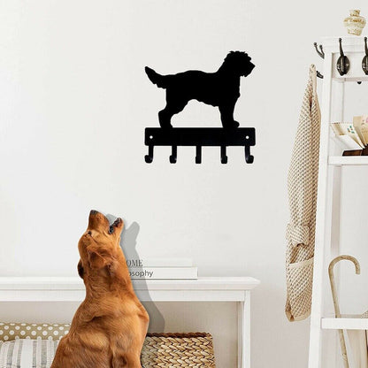 Cockapoo Key Rack Hanger Wall Mounted Hook Up Hanger Artwork Shape Decoration