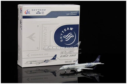 1:400 JC Wings KLM SKYTEAM ERJ-190 Passenger Airplane Diecast Aircraft Model