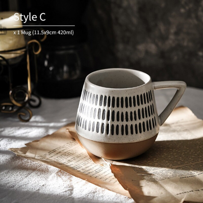 Ceramic Tea Mugs Coffee Tea Cup 420ml