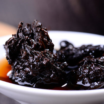 Puer Lao Cha Tou Ripe Tea Yunnan Pu'er Cooked Tea Old Tree Pu-erh Tea 500g