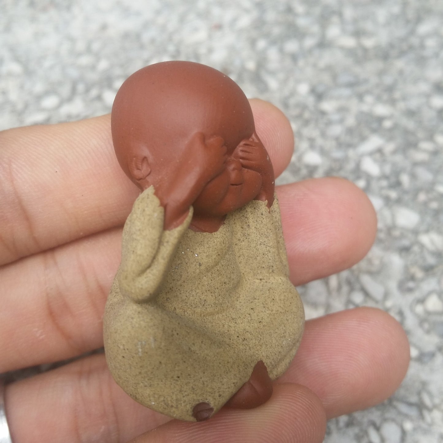 Decompression Tea Pet Yixing Zisha Mini Tea Play Handmade Craft Creative Monk