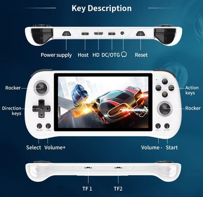 Powkiddy X55 64GB -256GB SD : Retro Handheld Game Console 5.5 inch Screen