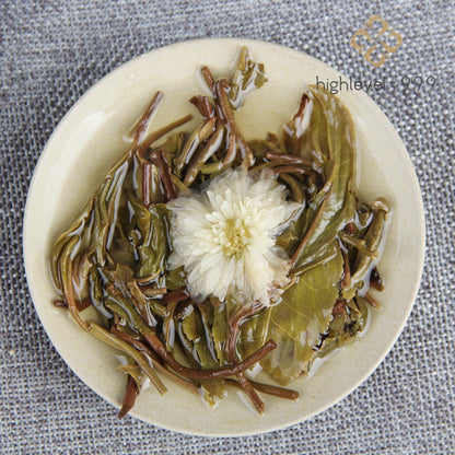 500g Raw Pu'er Tea Tuocha Chrysanthemum Flower Ancient Tree Dried Leaf Tea