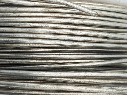 78 Feet 20 Gauge Silver Color Tinned Copper Crafting Wire, Uninsulated