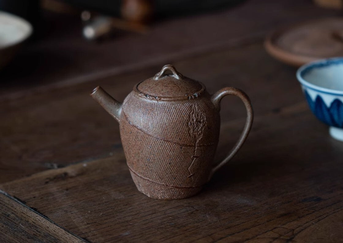 150cc chinese Yixing Handmade Zisha teapot old Duan Clay BiWen Hu Gongfu Tea Pot