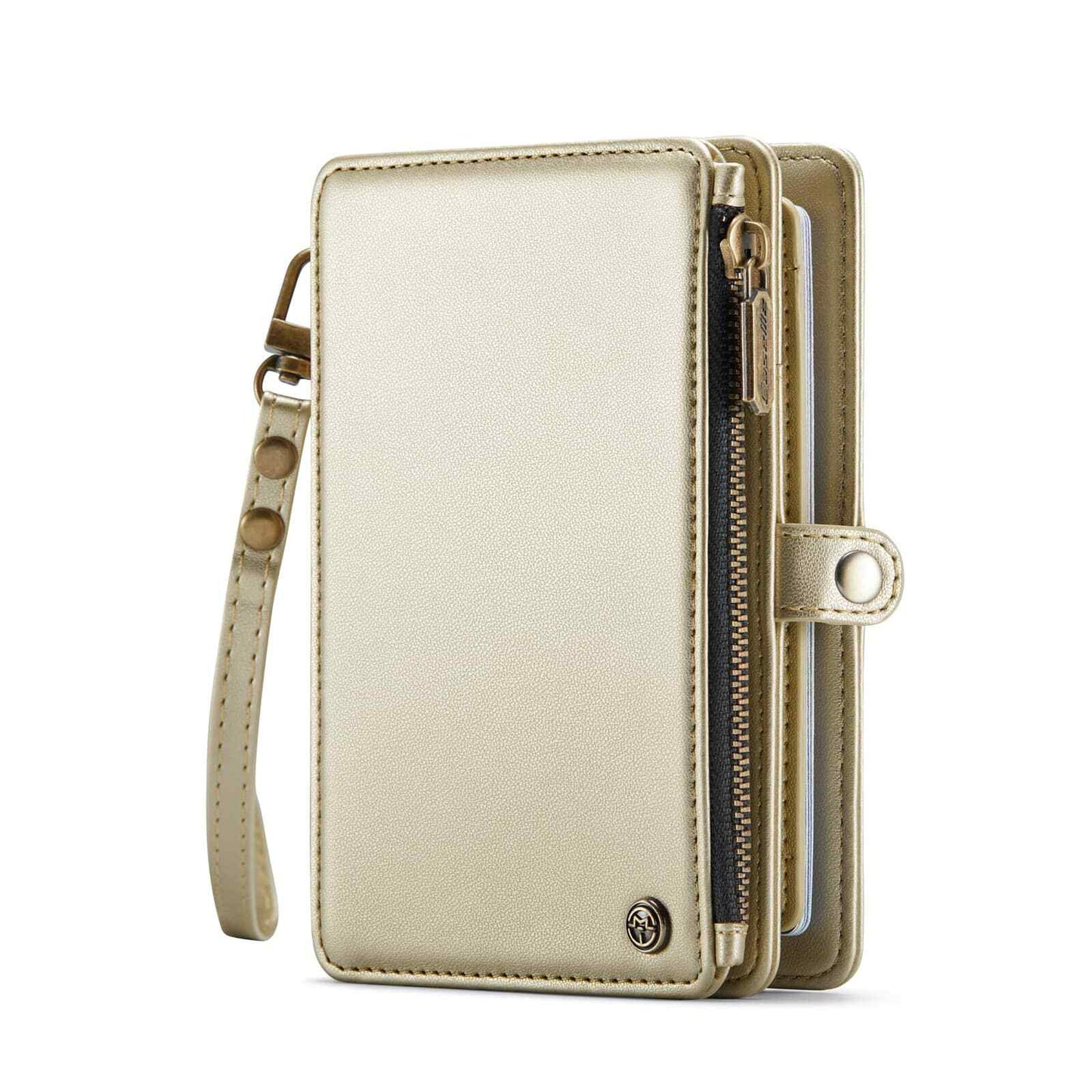 Passport Holder for Travel, Passport Case Wallet With Strap Wristlet and Zipper