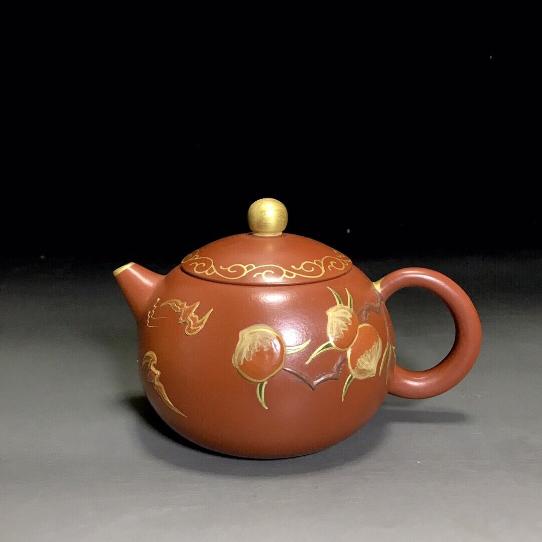 vintage chinese yixing purple clay teapot zisha ceremony teaware collection rare