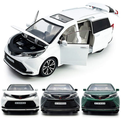 1/24 Sienna MPV Model Toy Car Metal Diecast Toy Vehicle Boys Toys for Kids Gifts