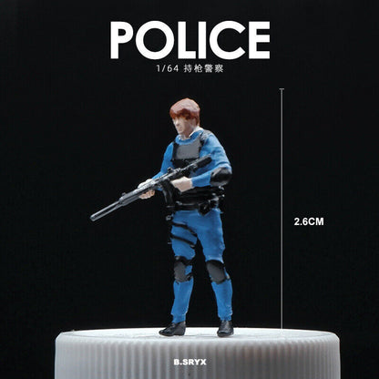 1/64 Figure Model Sexy Girl Model Boy Model City Street Mini Scene Doll