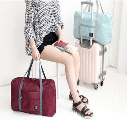Nylon Foldable Travel Bags Unisex Large Capacity Bag Luggage WaterProof Handbags