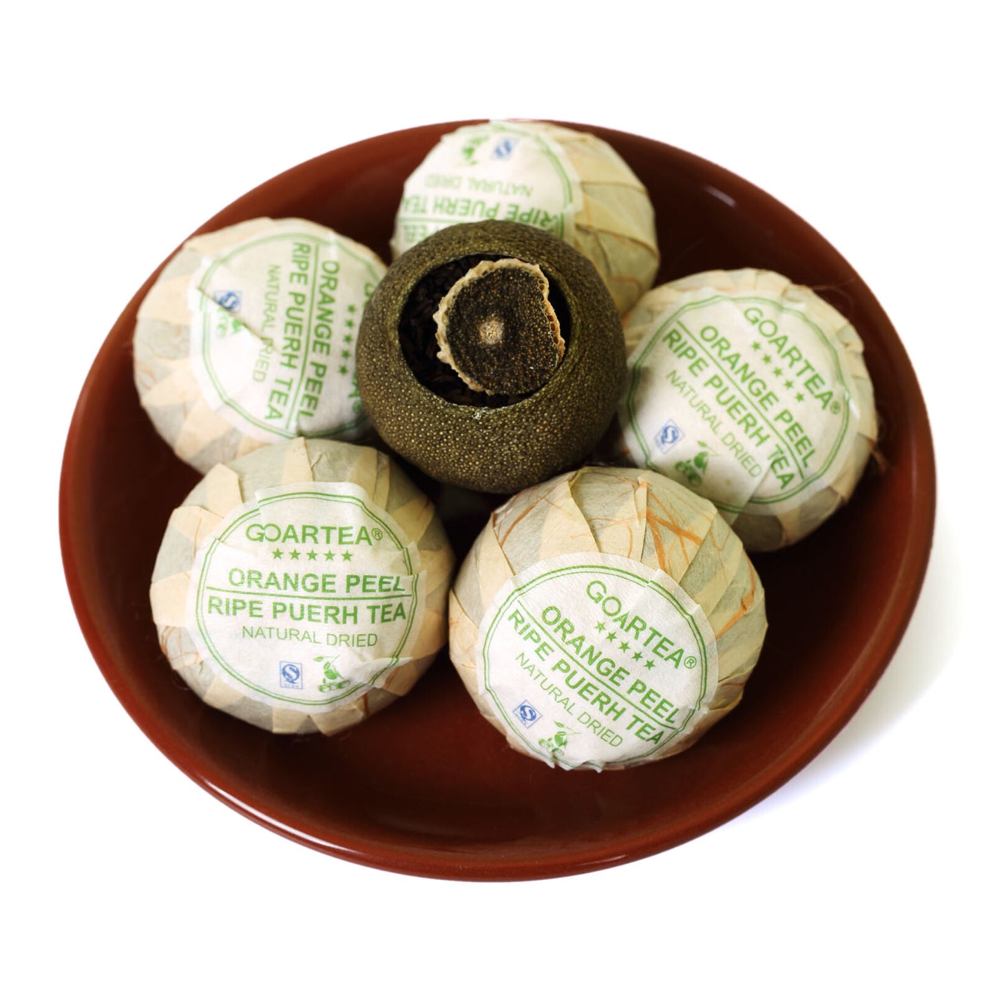 GOARTEA Premium Xinhui Orange Peel Chenpi Citrus Puer Pu'er Tea Puerh Ripe Tea-
