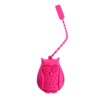 Tea Infuser Silicone Owl Shape Coffee & Tea Bags Tea Strainers Herb Spice Filter