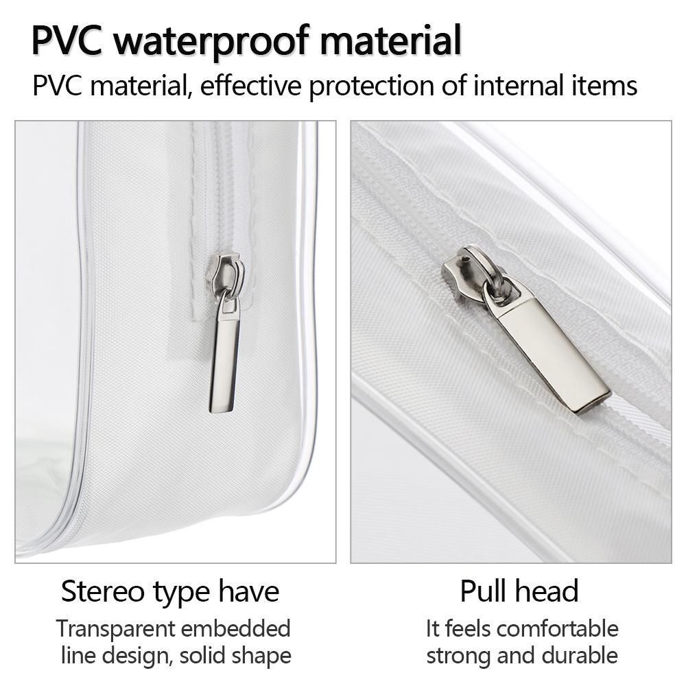 Transparent Storage Case Make Up Pouch Travel Bag Organizer Cosmetic Holder Case
