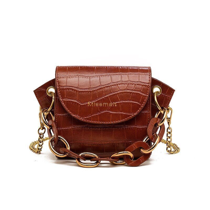 Mini Bag Women Bag Versatile Small Bag Crossbody Bag Chain Wing Bag Tide Leather