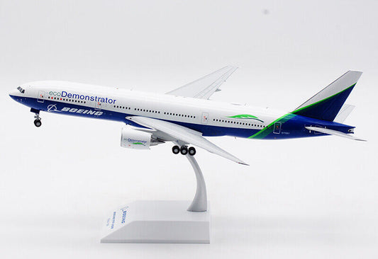1:200 32CM JC Wings ecoDemonstrator BOEING 777-200 Passenger Plane Diecast Model