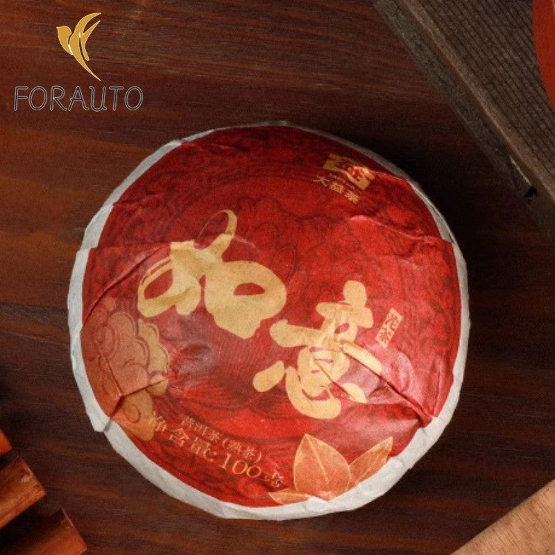 100 克普洱茶 Ruyi Tuocha 茶叶经典谷物茶云南门海茶-