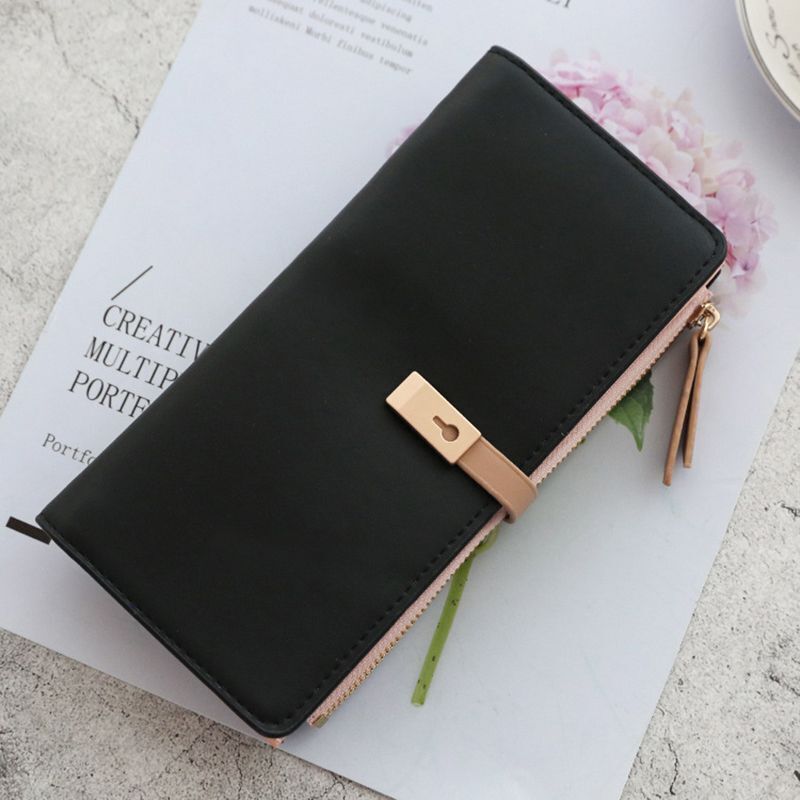 Long Wallet Purses Tassel Coin Card Holder Wallets Synthetic Leather Clutch Bag