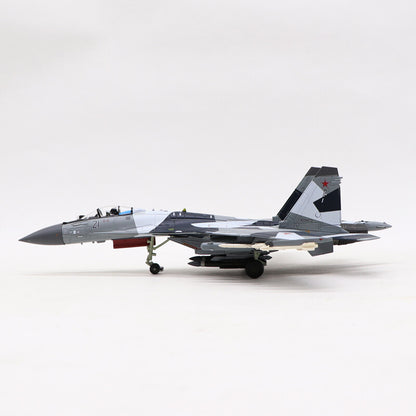 1/100 Russian Su-35 Super Flanker Fighter SU-35 alloy military aircraft model 21