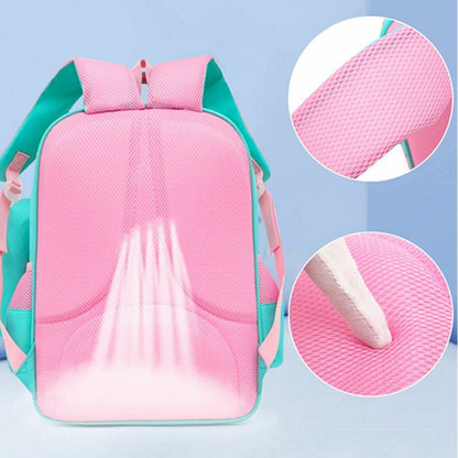 3D Flamingo Bags School Girls Boys Shark Backpack Orthopedic Grades 3-5 Zipper