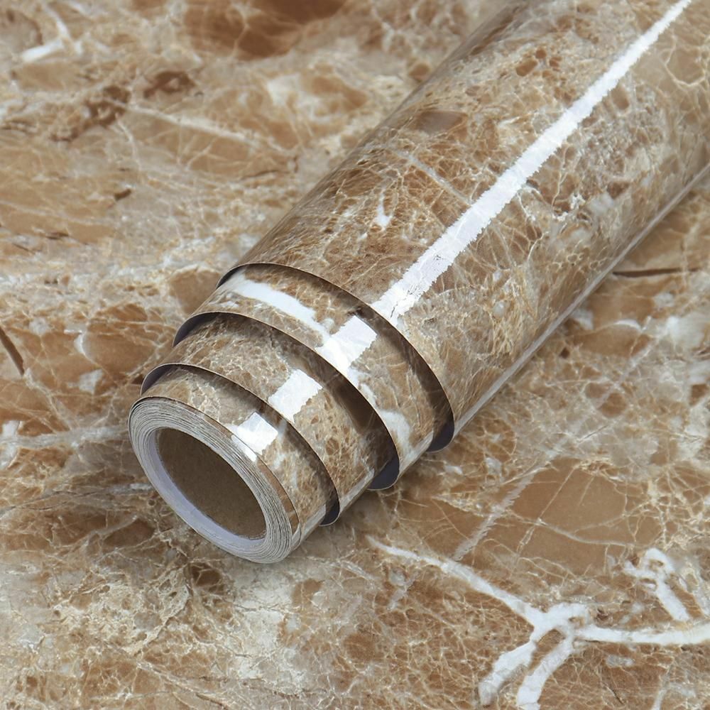 Wallpaper Sticker Marble Vinyl Film Self Adhesive Bathroom Kitchen Contact Paper