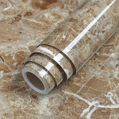 Wallpaper Sticker Marble Vinyl Film Self Adhesive Bathroom Kitchen Contact Paper