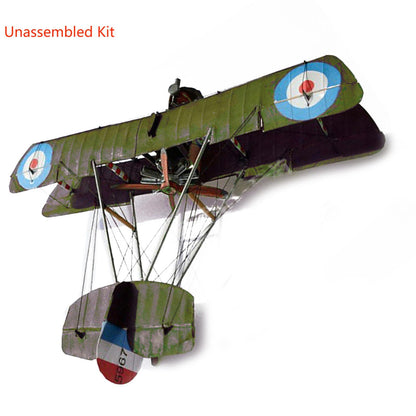 1:33 British Airco DH.2 Biplane Jet Paper Model Unassembled Military Collection
