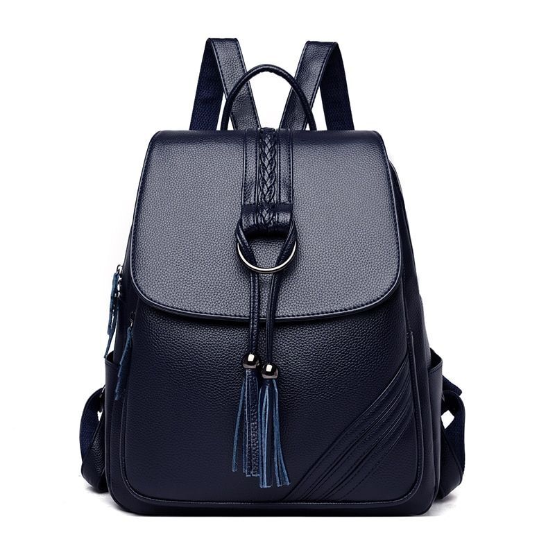 Backpacks High Quality Soft Genuine Leather Bag Traveling Pouch Soft Handle 1 PC