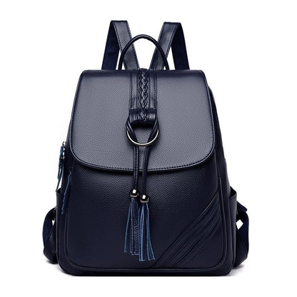 Backpacks High Quality Soft Genuine Leather Bag Traveling Pouch Soft Handle 1 PC
