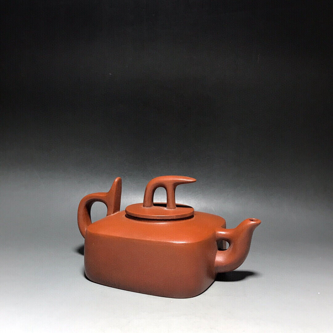 Chinese Yixing Zisha Clay Handmade Exquisite Teapot（：四方灵宝 底款：韩美林）