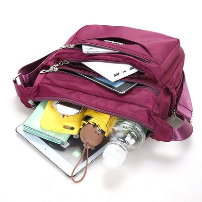 Waterproof Nylon Women Messenger Bags Vintage Handbag Crossbody Shoulder Bags