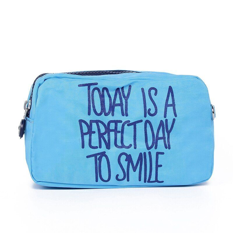 Women Pouch Packing Organizers Makeup Bag Waterproof Nylon Travel Cosmetic Case