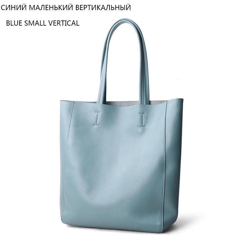 Genuine Leather Bag Big Tote Cowhide Handbag Shoulder Purse 32*11*40/28*10*34 CM