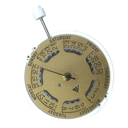 1Pc Gold Quartz Watch Movement w/ 927 Battery For Swiss ISA 1198 Replacement