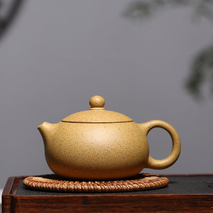Real Yixing Zisha Tea Pot Duan Clay Xishi Pot Marked 9 Infuser Holes China Pots