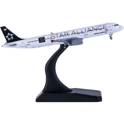 JC Wings Asiana for Airbus A321 HL7730 1/400 DIECAST Aircraft Pre-builded Model