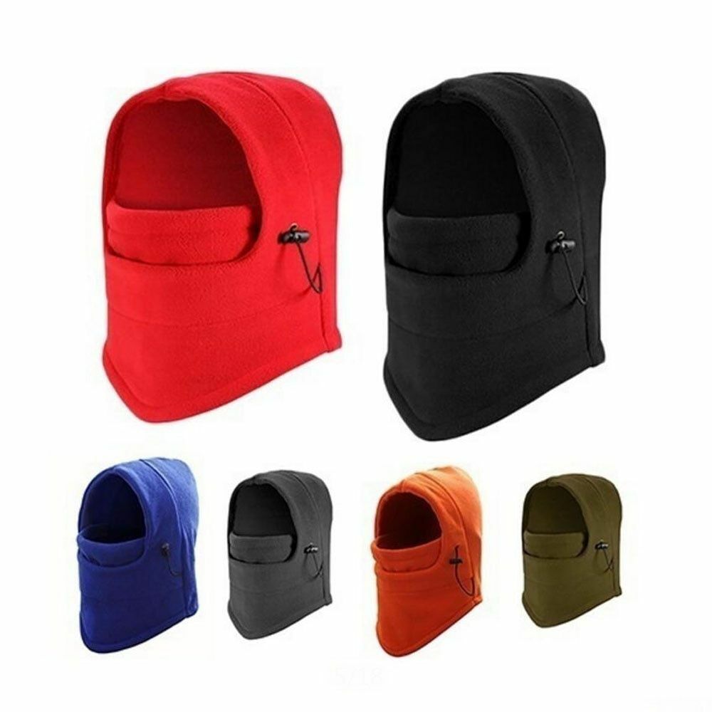 Winter Thermal Fleece Hat Neck Warmer Face Scarf Cap Balaclava Running Cycling
