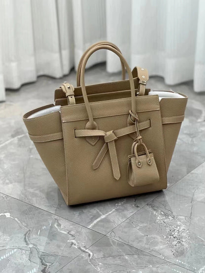 Cowhide Handbags For Women Genuine Leather Tote Bag Simple Trendy Bag