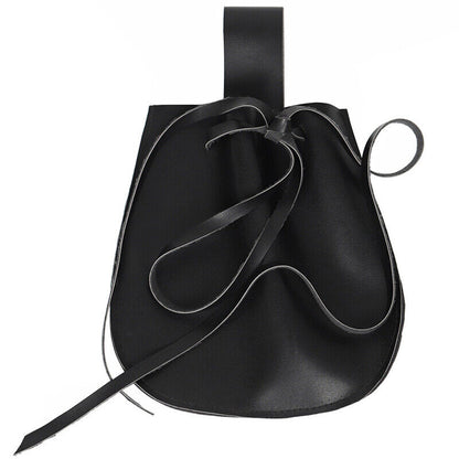 Unisex Retro Faux Leather Waist Bag Medieval Knight Cosplay Waist Purse Pouch