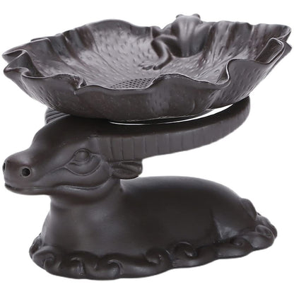 Purple Sand Tea Leaking Tea Filter Kungfu Tea Set Tea Separator Cow Tea Pet