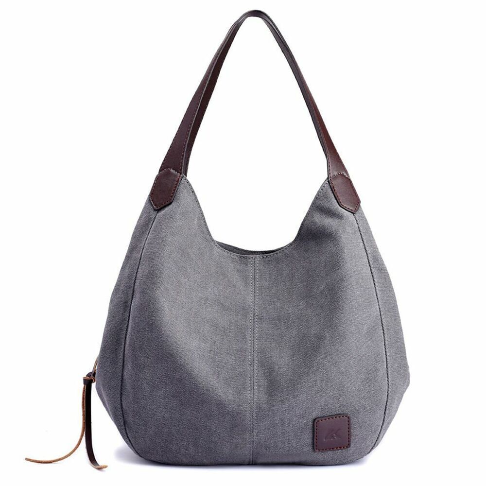 Women Large Canvas Handbag Shoulder Bag Travel Messenger Tote Purse Hobo Bags