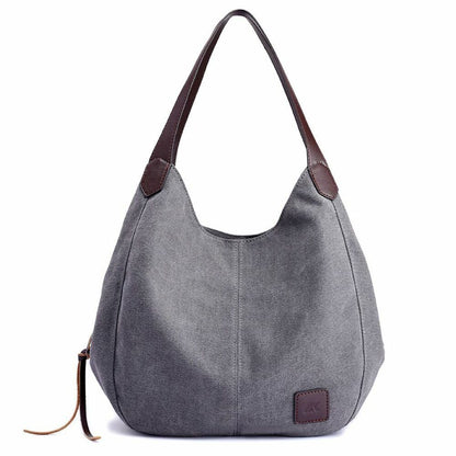 Women Large Canvas Handbag Shoulder Bag Travel Messenger Tote Purse Hobo Bags