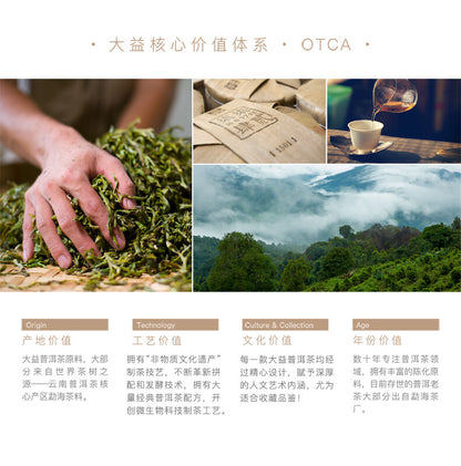 TAETEA MI XIANG Menghai Dayi Raw Pu'er Tea Cake Pu-erh Tea 300g